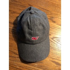 Vineyard Vines Mujer’s Charcoal Gray Wool Baseball Hat  eb-27411814